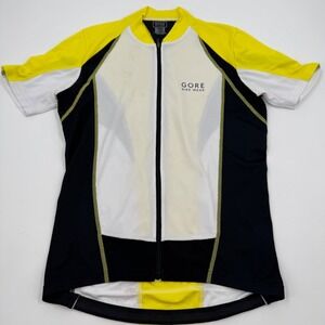 Gore Bike Wear Cycling Jersey Short Sleeve Full Zip‎ Athletic Yellow M